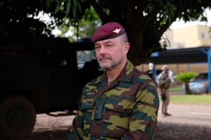 Le général de brigade Peter Devogelaere (photo EUTM Mali)