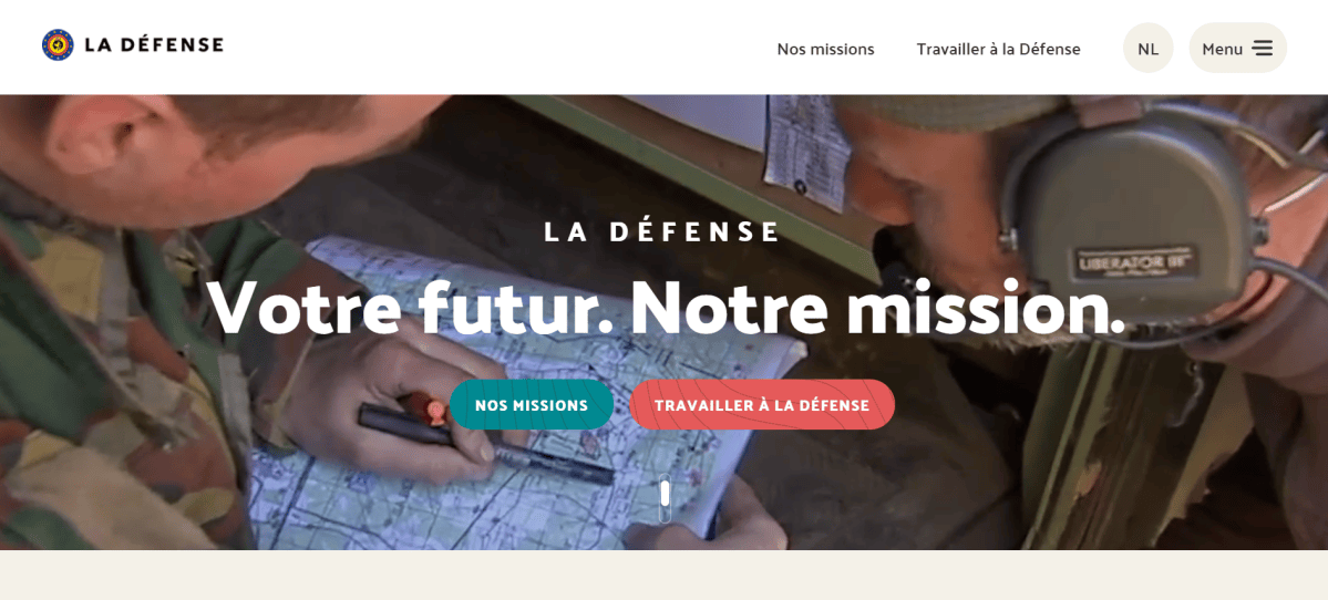Le site officiel de la Défense fait peau neuve – À l'Avant-Garde